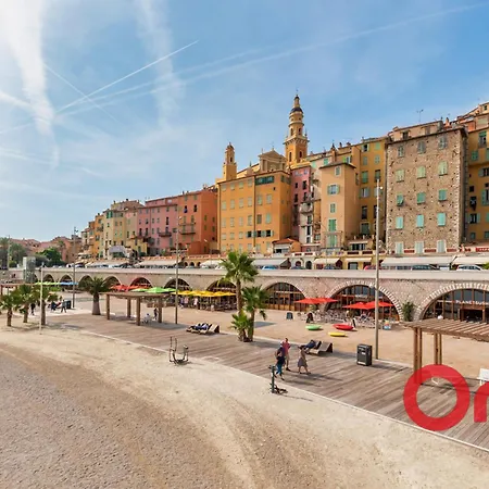 Charmant, Climatise, Dans Un Ancien Palace A - Fr-1-647-45 Daire Menton